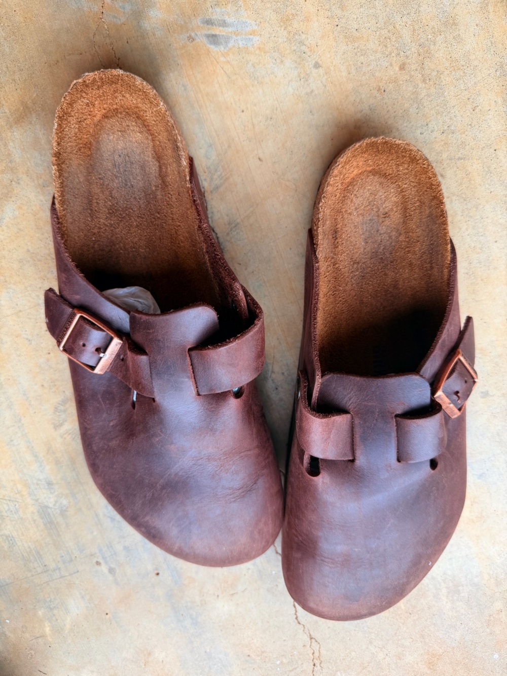 Birkenstock 43 100% Leather Boston Clogs